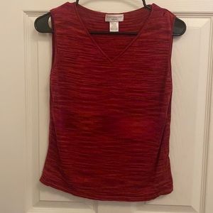 Red & Orange 90s Sleeveless Top